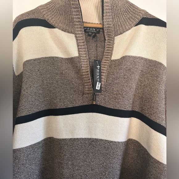 Men’s Long Sleeve Pullover Turtleneck Half Zip Sweater Size 3XL - Picture 3 of 5